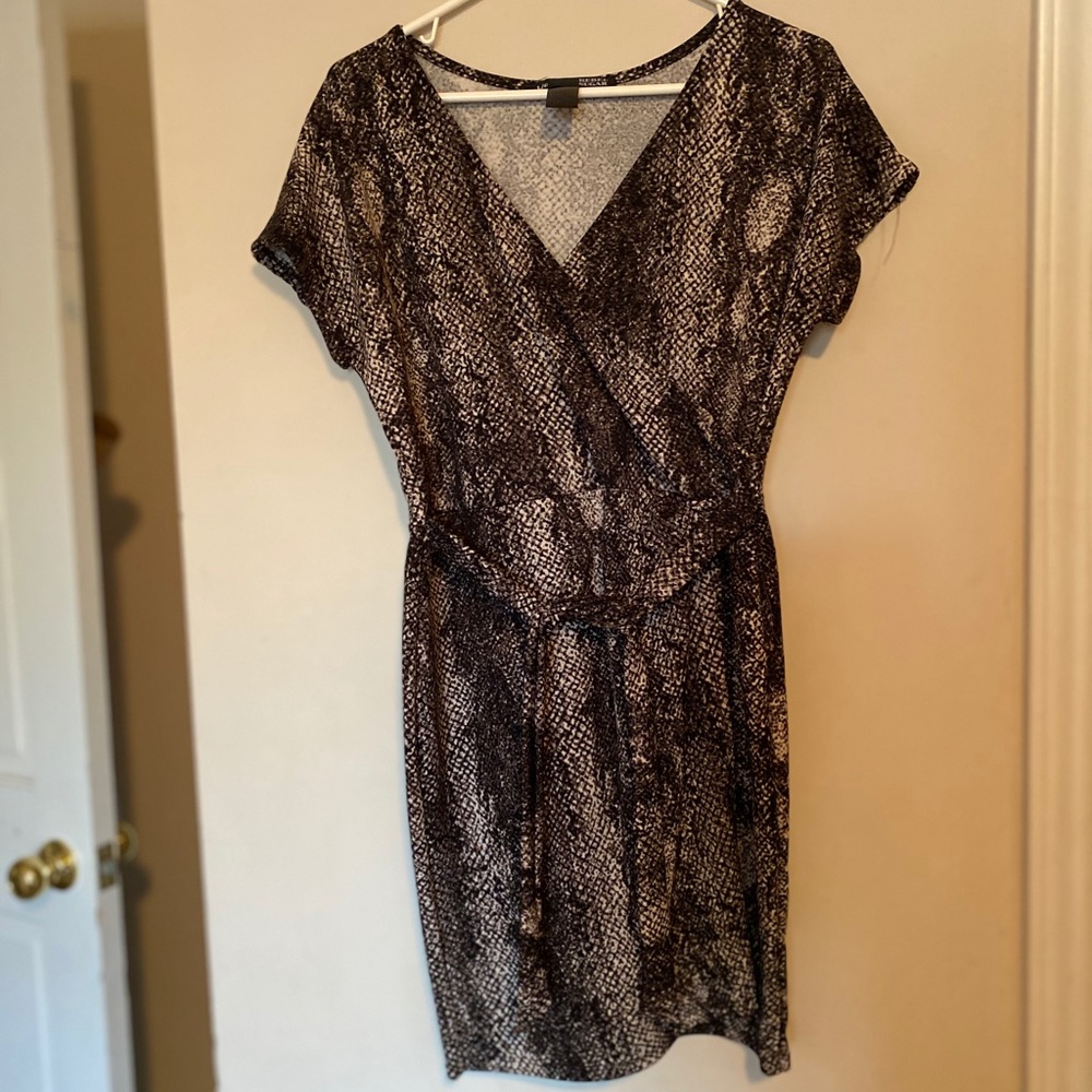 Rebel Sugar Large snake print dress